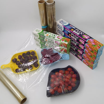 PVDC Ambalaj Streç Film Shrink Wrap Yüksek Bariyer 30cm*30m Boyut