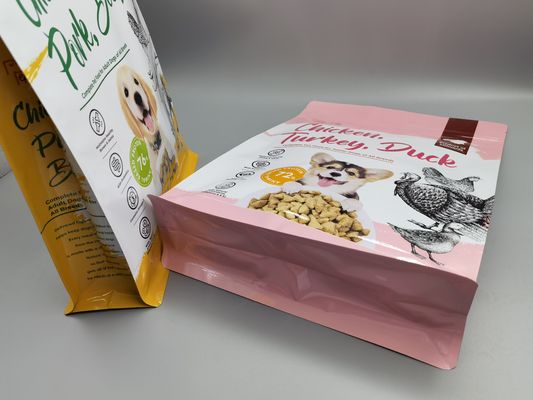 Mylar Ziplcok Açılıp Kapanabilir Gıda Ambalaj Torbaları Evcil Hayvan Maması İçin Geri Dönüştürülebilir