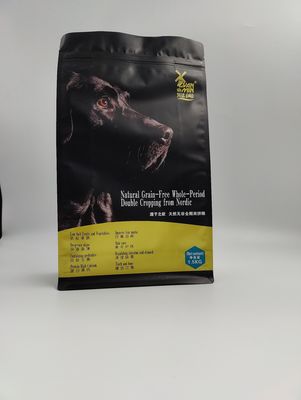 Tazelik Koruma için 70-200 Mikron Yan Köşebent Köpek Maması Paketi ambalajı
