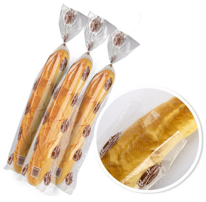 Ekmek Baget 60-300 Mikron için FDA PE Plastik Ambalaj