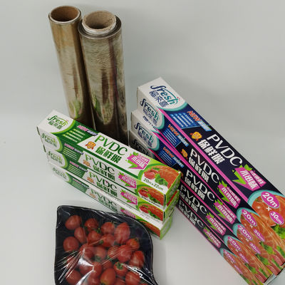 PVDC Ambalaj Streç Film Shrink Wrap Yüksek Bariyer 30cm*30m Boyut