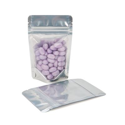 Mylar Alüminyum Folyo Plastik Ambalaj Çanta Kılıfı Şeffaf Ön 8OZ-100OZ Kapasiteli