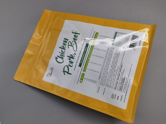 Mylar Ziplcok Açılıp Kapanabilir Gıda Ambalaj Torbaları Evcil Hayvan Maması İçin Geri Dönüştürülebilir