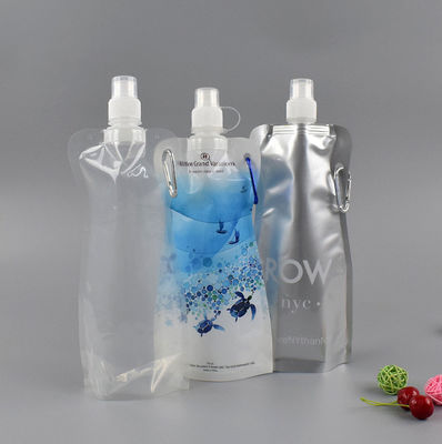 Emme Nozullu Taşınabilir Stand Up İçecek Sıvı Paketleme Kılıfı 800ML