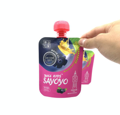 Özel Baskı Renkli Suyu Sıvı Paketleme Torbası Çantaları VMPET 200ml Boyut