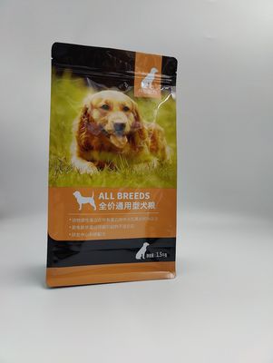Gravür Baskı Alüminyum Folyo Islak Köpek Pet Mama Paketleme Torbası 20kg kapasiteli