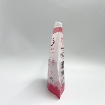 CMYK 4 Katmanlı PE Özel Meyve Suyu Torbaları Nozullu Plastik Sıvı Torbalar