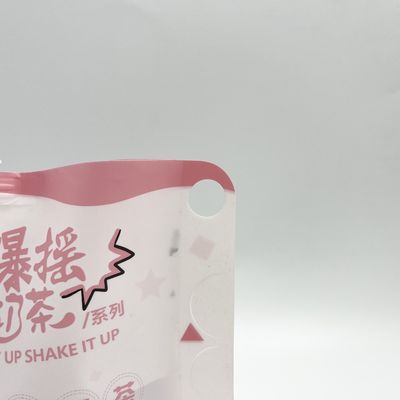 CMYK 4 Katmanlı PE Özel Meyve Suyu Torbaları Nozullu Plastik Sıvı Torbalar
