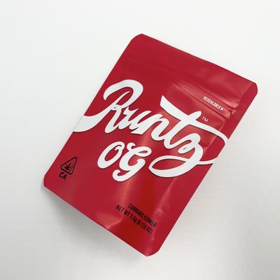 3.5G Mylar Baskı Ambalaj Torbaları 105 Mikron