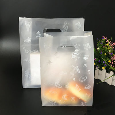 Buzlu Kalıp Kesim Kolu Ekmek için Plastik PE Yan Köşebent Torbası Çıkarma Torbası