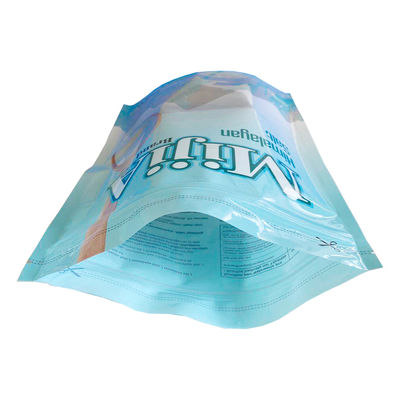 Deniz Tuzu Paketleme için Özelleştirilmiş Baskılı Mylar Fermuar Stand Up Kılıfı 2KG
