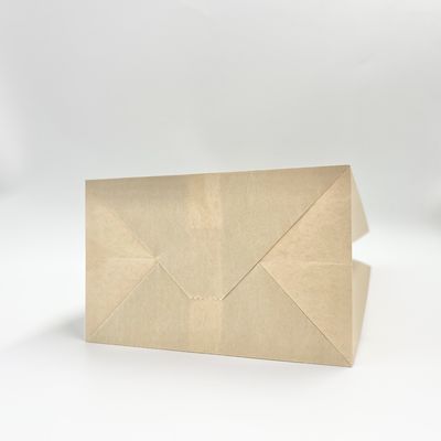 Düz Tabanlı Biyobozunur Kraft Kağıt Ambalaj Torbası Gravür Baskı