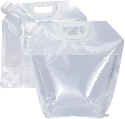 Gravür Baskı PET 5L Ayı Plastik Sıvı Torbalar Koku Korumalı