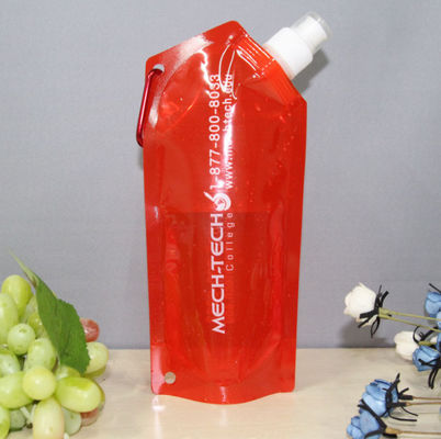 Yeniden Kullanılabilir OEM Plastik Spor Stand Up Sıvı Torbalar Gravür Baskı